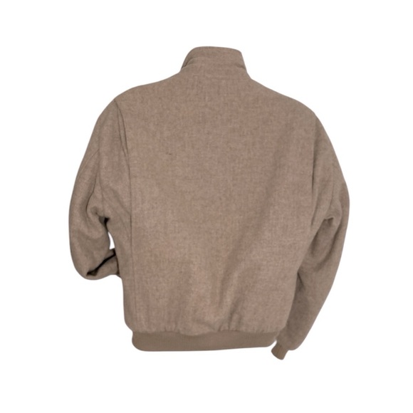 Vtg Town & Country by Gordon & Ferguson Wool Blend w/ Sherpa BomberJacket Mens M - Picture 4 of 12